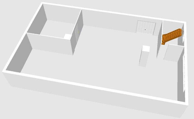 vue 3D du sous-sol